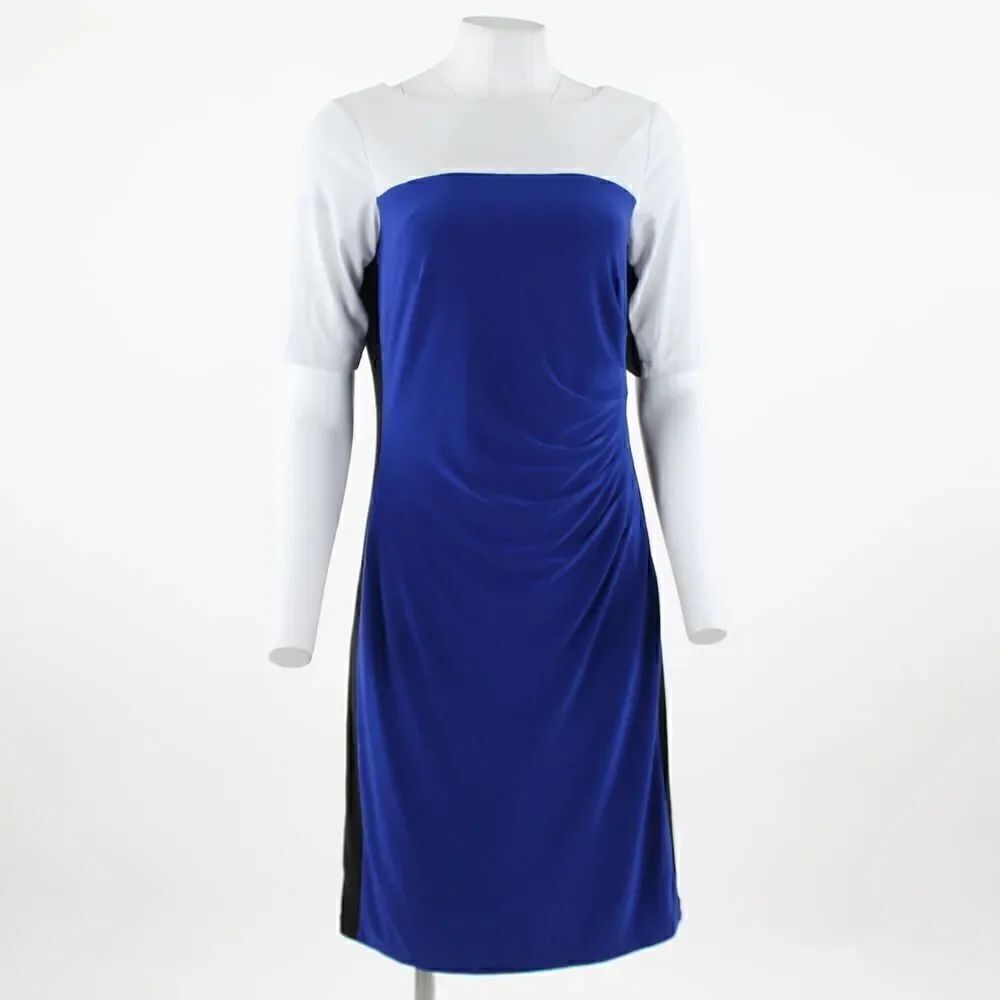 Kasper Colorblocked Sheath Dress